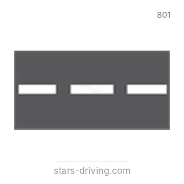 شاخصة المرور رقم 801